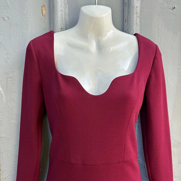 Dress the  Population Sonia Long Sleeve Dress, Small - Picture 5 of 11